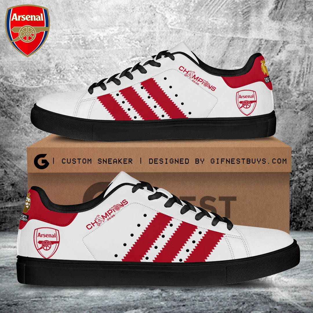 Arsenal FC Premier League Champions 25/26 Custom SS Shoes – TANTN23073