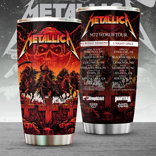 Metallica Tour 2026 Tumbler Cup – TANTN23082
