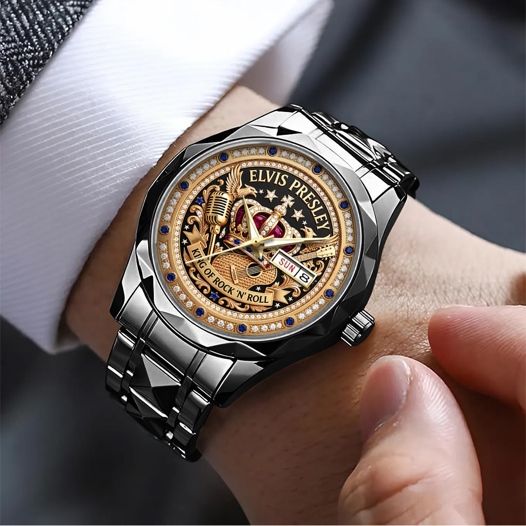 Elvis Presley Alloy Luxury Quartz Watch – TANTN23133