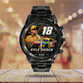 Kyle Busch Black Stainless Steel Watch – TANTN23207