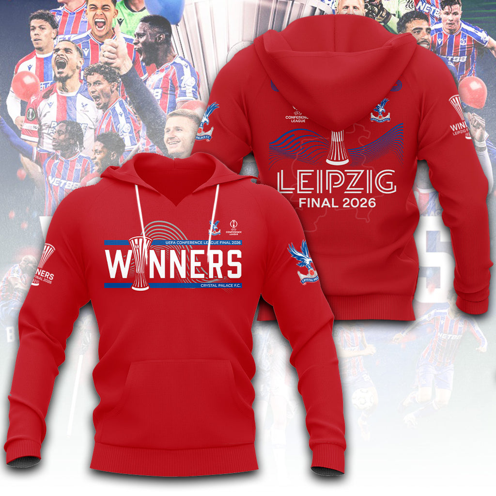 Crystal Palace FC UEFA Conference League Winners 2026 3D Apparel – TANTN23217