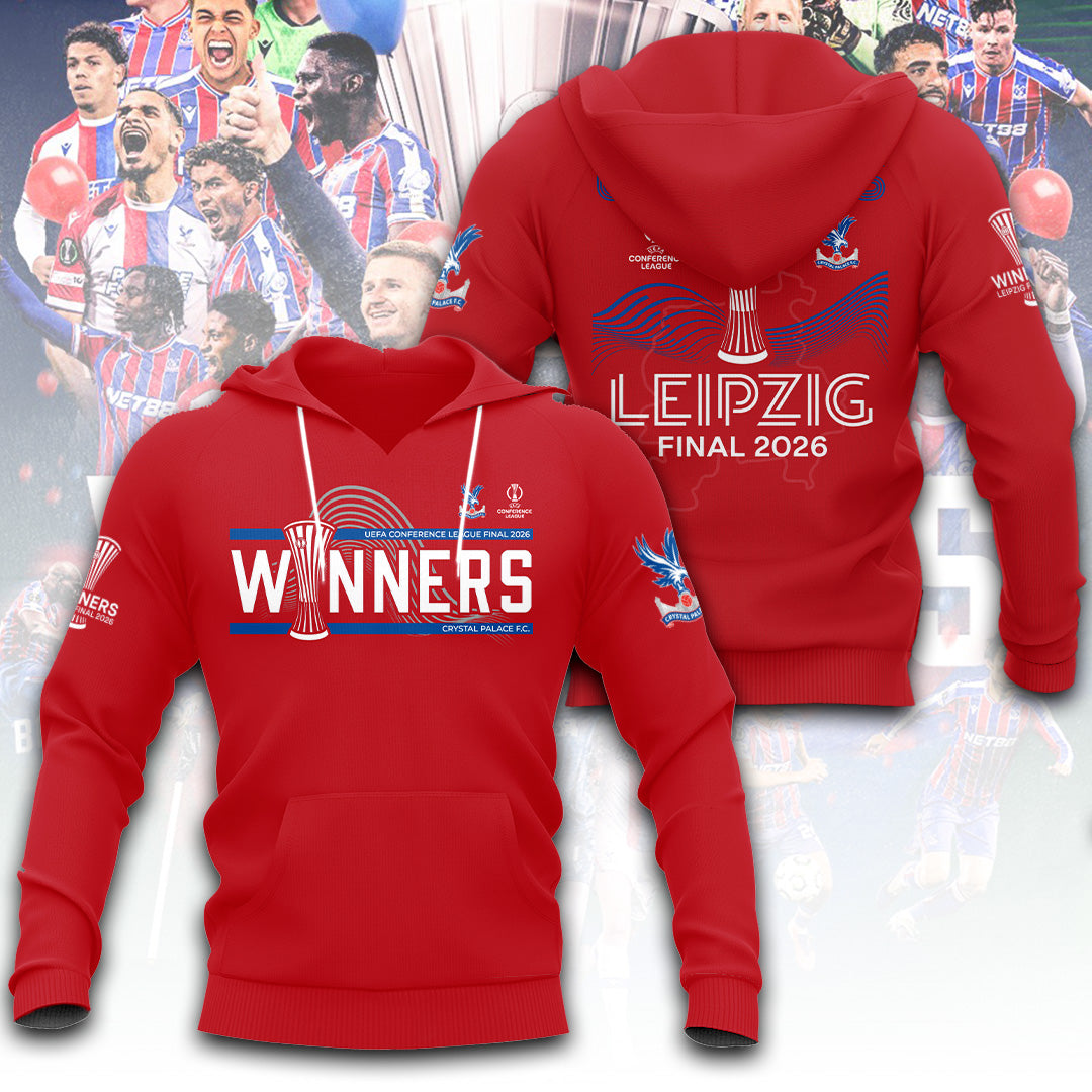 Crystal Palace FC UEFA Conference League Winners 2026 3D Apparel – TANTN23217