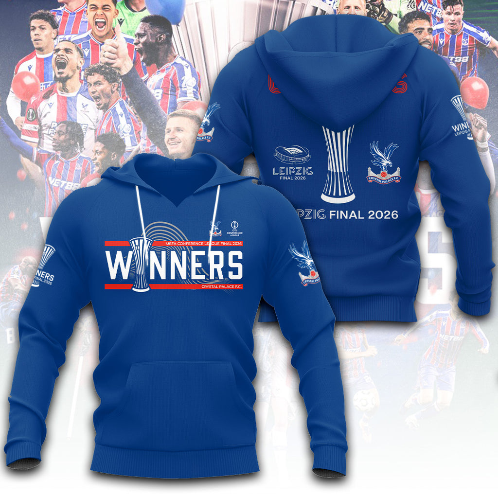 Crystal Palace FC UEFA Conference League Winners 2026 3D Apparel – TANTN23218