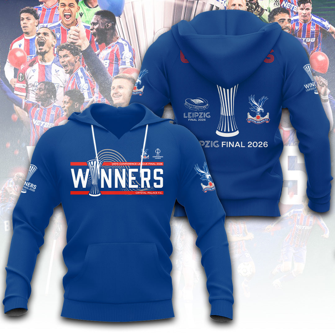 Crystal Palace FC UEFA Conference League Winners 2026 3D Apparel – TANTN23218