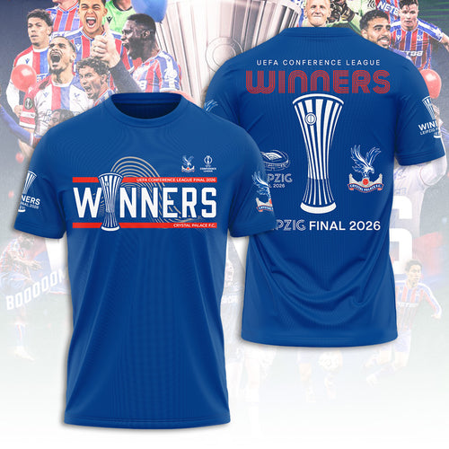 Crystal Palace FC UEFA Conference League Winners 2026 3D Apparel – TANTN23218