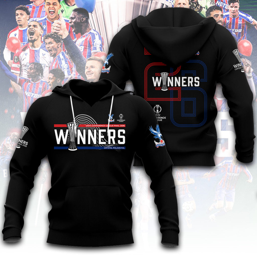Crystal Palace FC UEFA Conference League Winners 2026 3D Apparel – TANTN23219