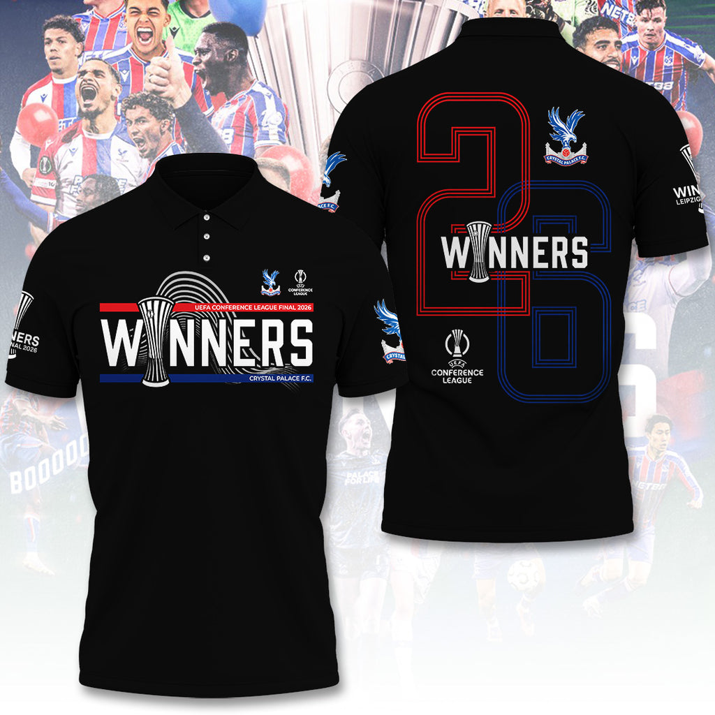 Crystal Palace FC UEFA Conference League Winners 2026 3D Apparel – TANTN23219