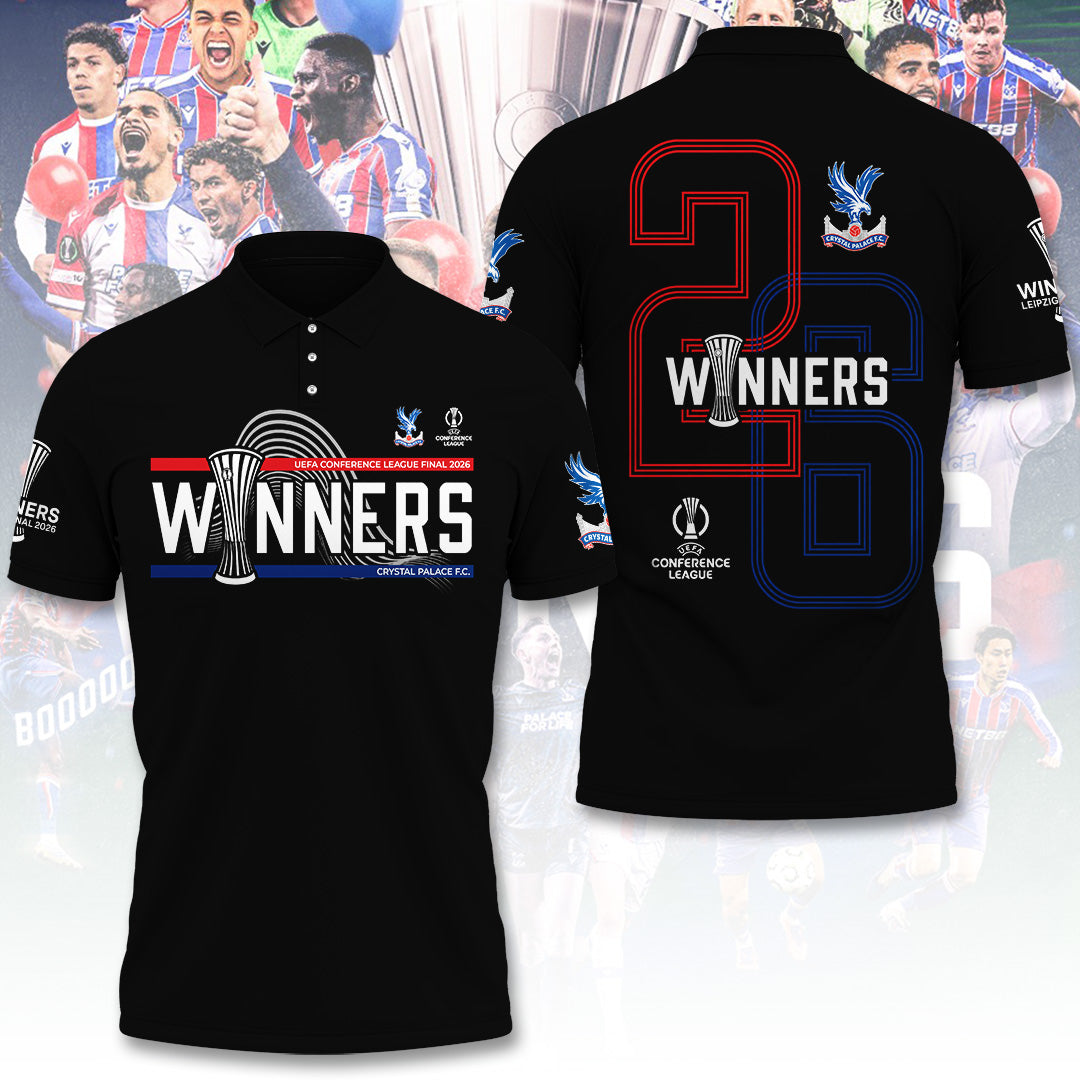 Crystal Palace FC UEFA Conference League Winners 2026 3D Apparel – TANTN23219