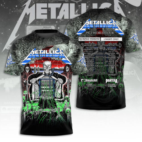 Metallica Tour 2026 3D Apparel – TANTN23240