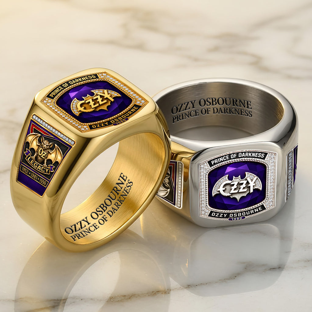 Ozzy Osbourne 3D Engraved Ring – TANTN23257