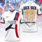 Paris Saint-Germain Champions of Europe 25/26 3D Apparel – TANTN23275