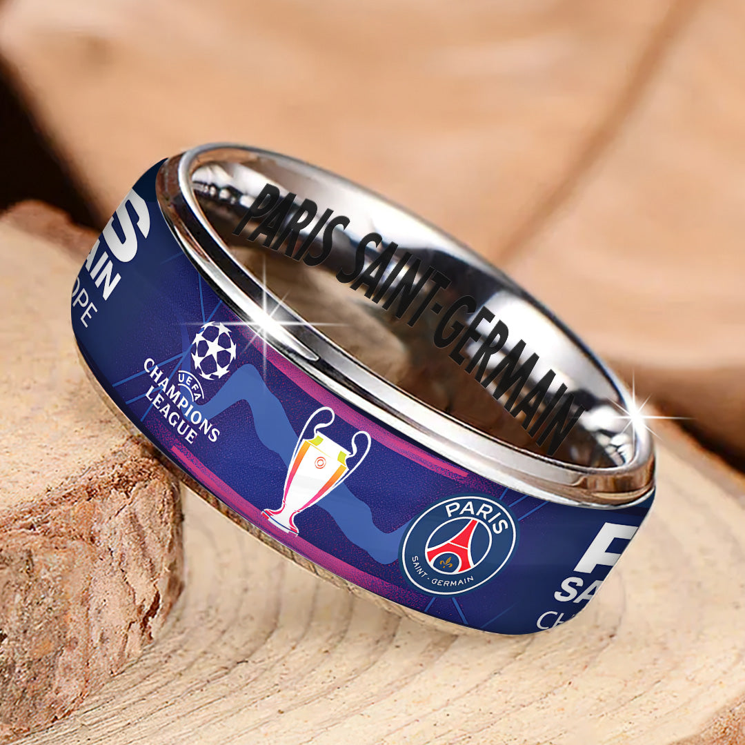 Paris Saint-Germain Champions of Europe 25/26 Custom Alloy Ring – TANTN23287