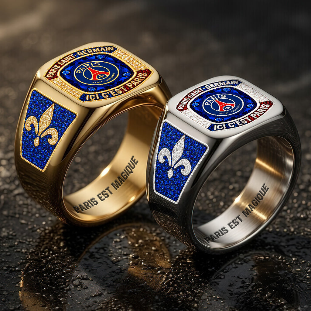 Paris Saint-Germain Champions of Europe 25/26 3D Engraved Ring – TANTN23293