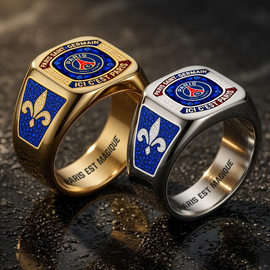 Paris Saint-Germain Champions of Europe 25/26 3D Engraved Ring – TANTN23293