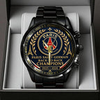 Paris Saint-Germain Champions of Europe 25/26 Black Stainless Steel Watch – TANTN23298