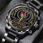 Paris Saint-Germain Champions of Europe 25/26 Black Stainless Steel Watch – TANTN23298