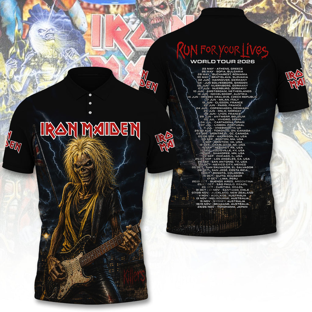 Iron Maiden Tour 2026 3D Apparel – TANTN23319