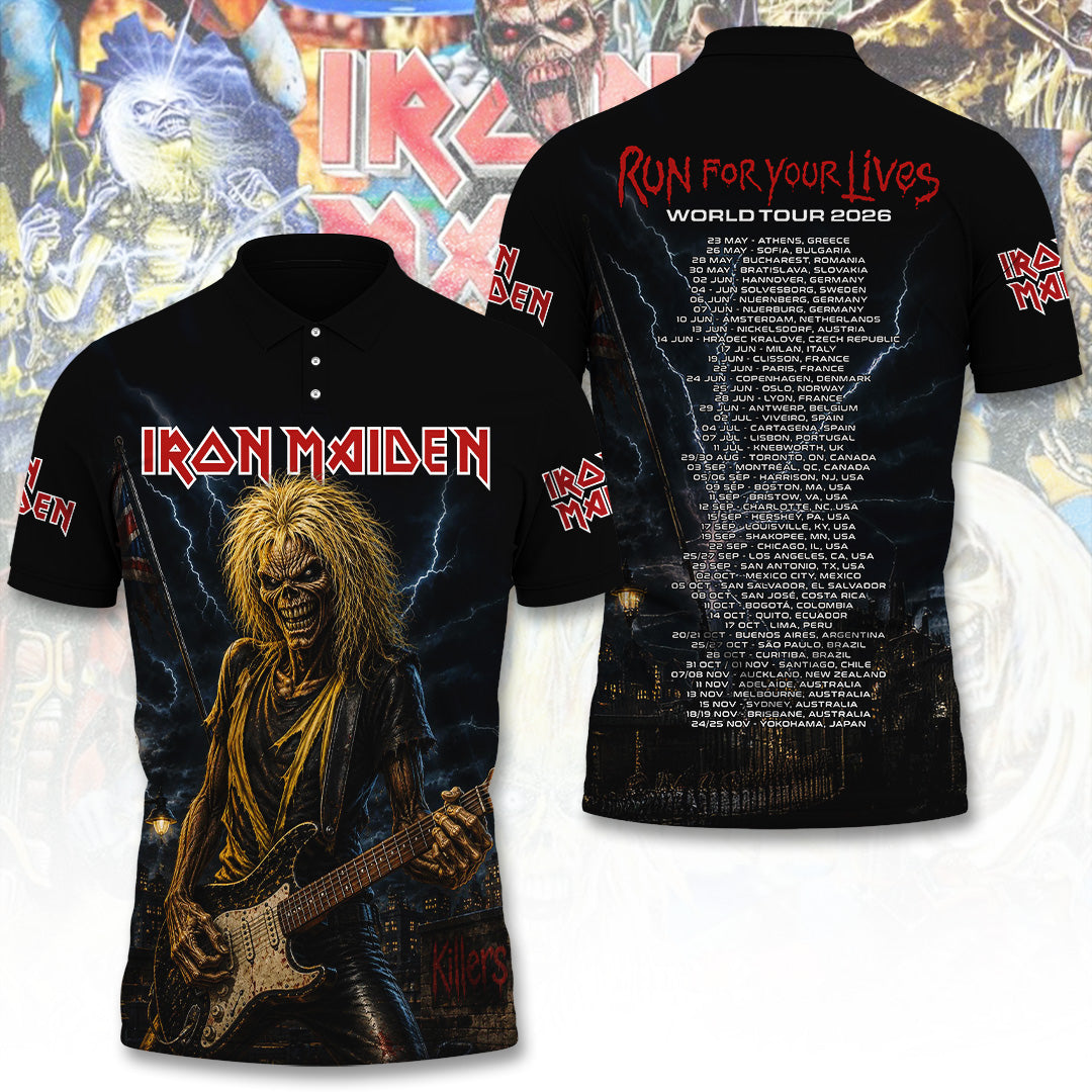 Iron Maiden Tour 2026 3D Apparel – TANTN23319