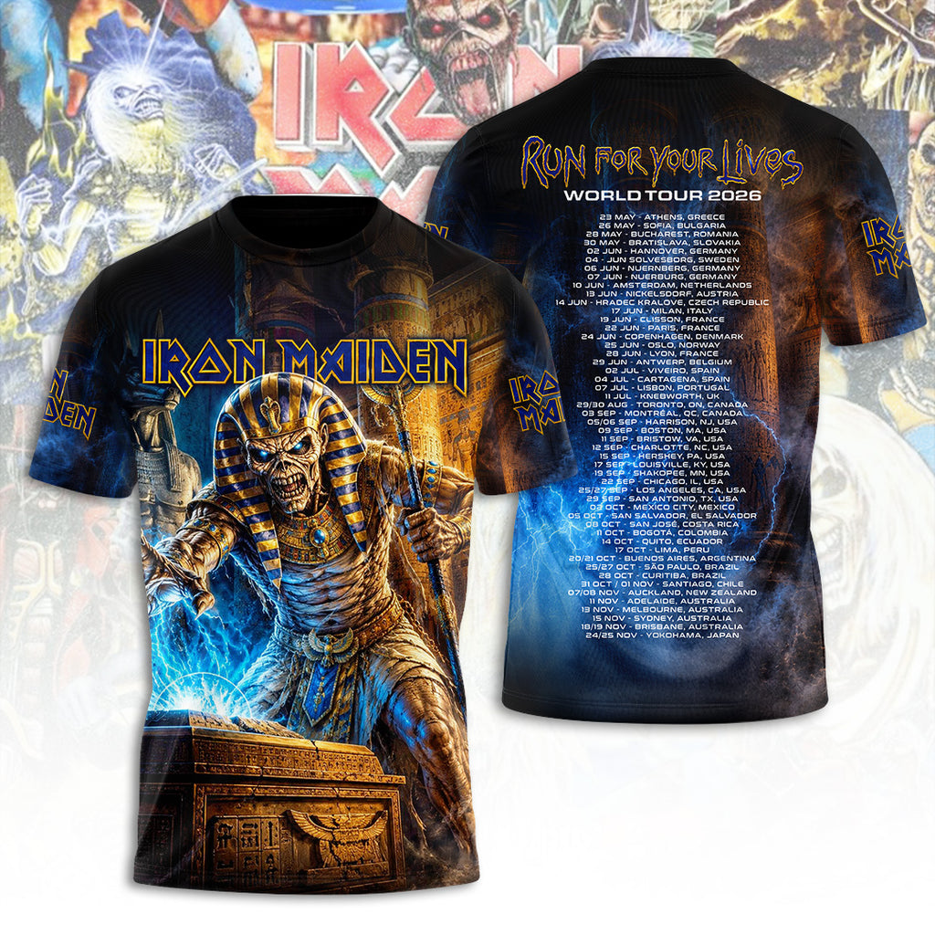 Iron Maiden Tour 2026 3D Apparel – TANTN23320