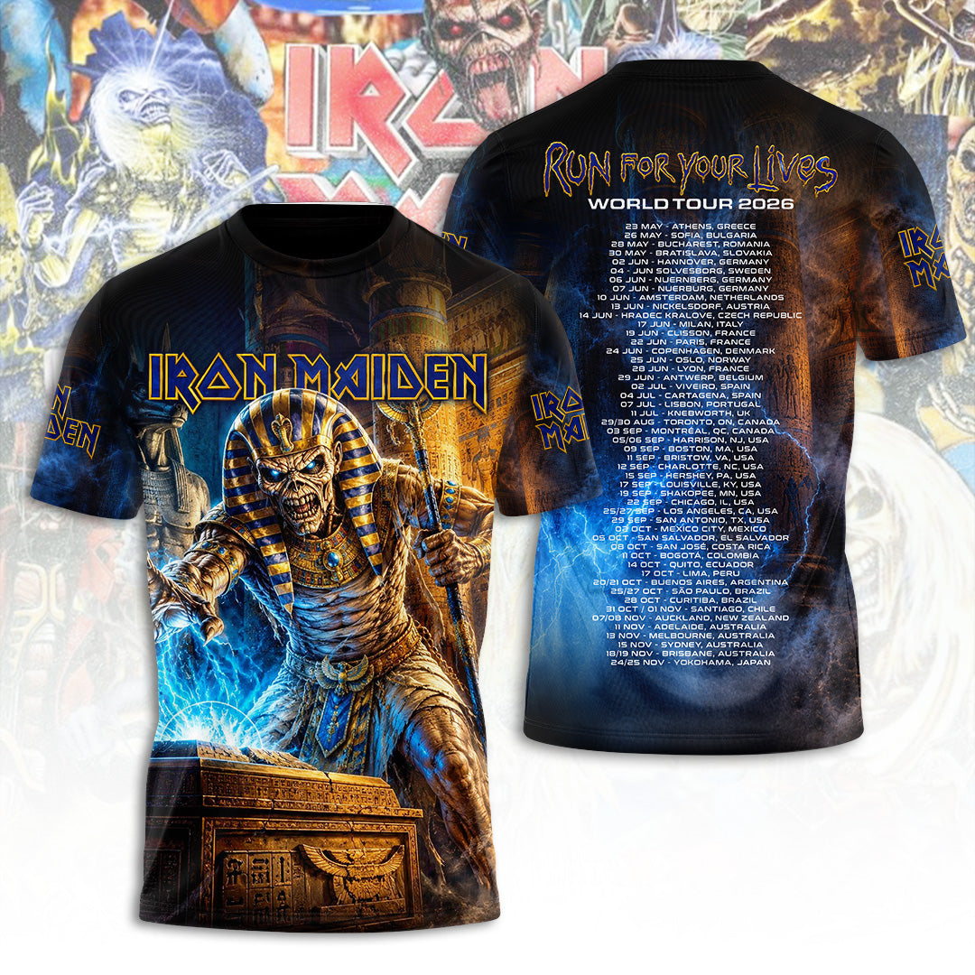 Iron Maiden Tour 2026 3D Apparel – TANTN23320