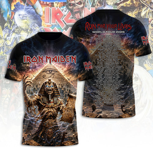 Iron Maiden Tour 2026 3D Apparel – TANTN23322