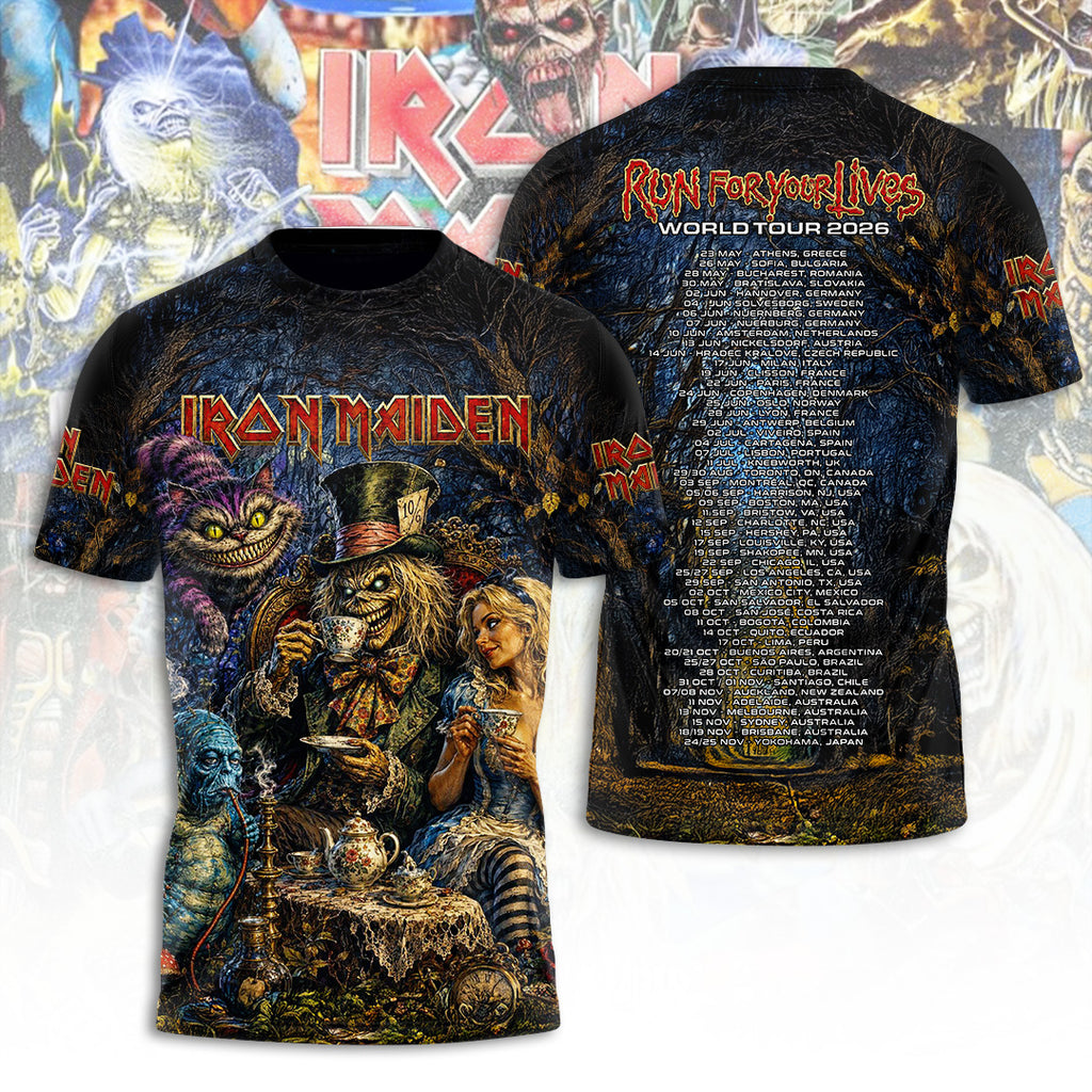 Iron Maiden Tour 2026 3D Apparel – TANTN23344