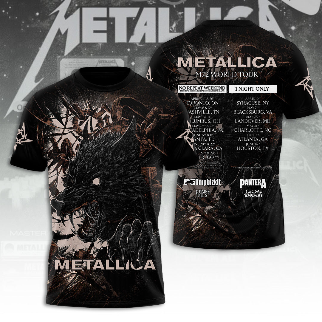 Metallica Tour 2026 3D Apparel – TANTN23369