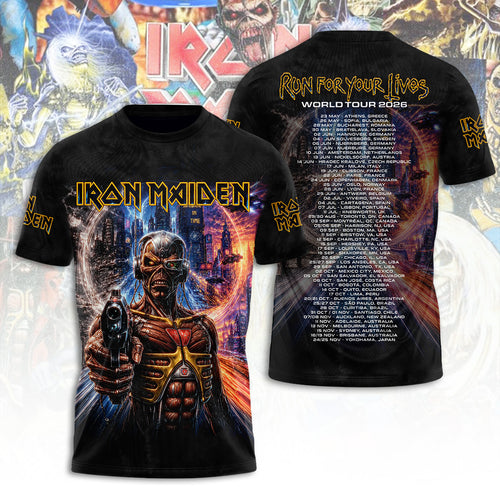 Iron Maiden Tour 2026 3D Apparel – TANTN23383