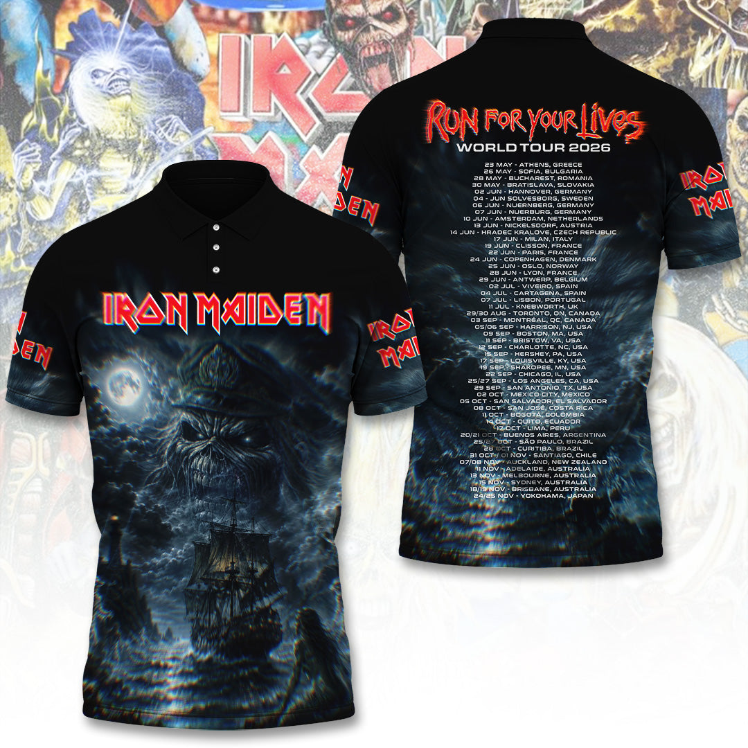 Iron Maiden Tour 2026 3D Apparel – TANTN23386