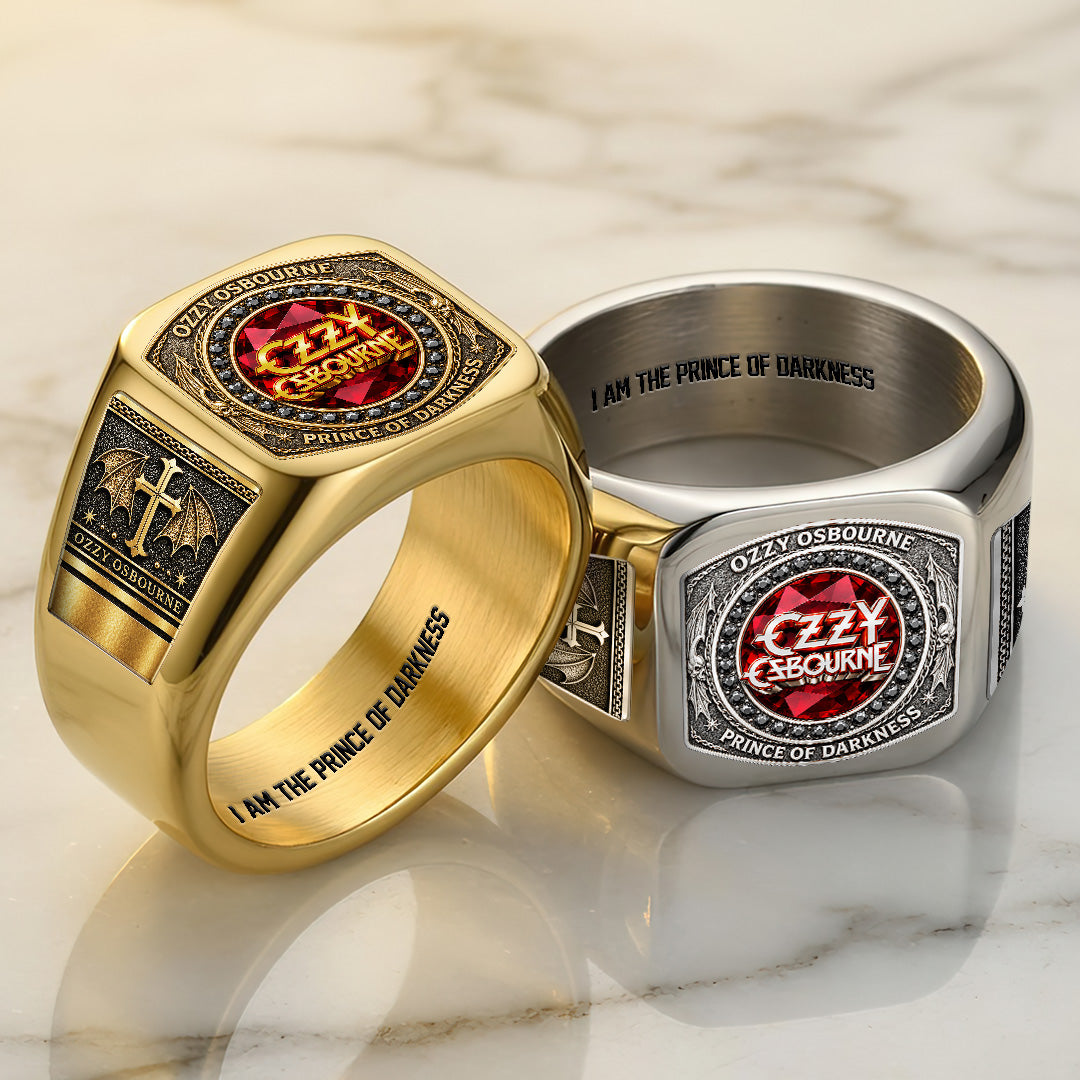 Ozzy Osbourne 3D Engraved Ring – TANTN23403