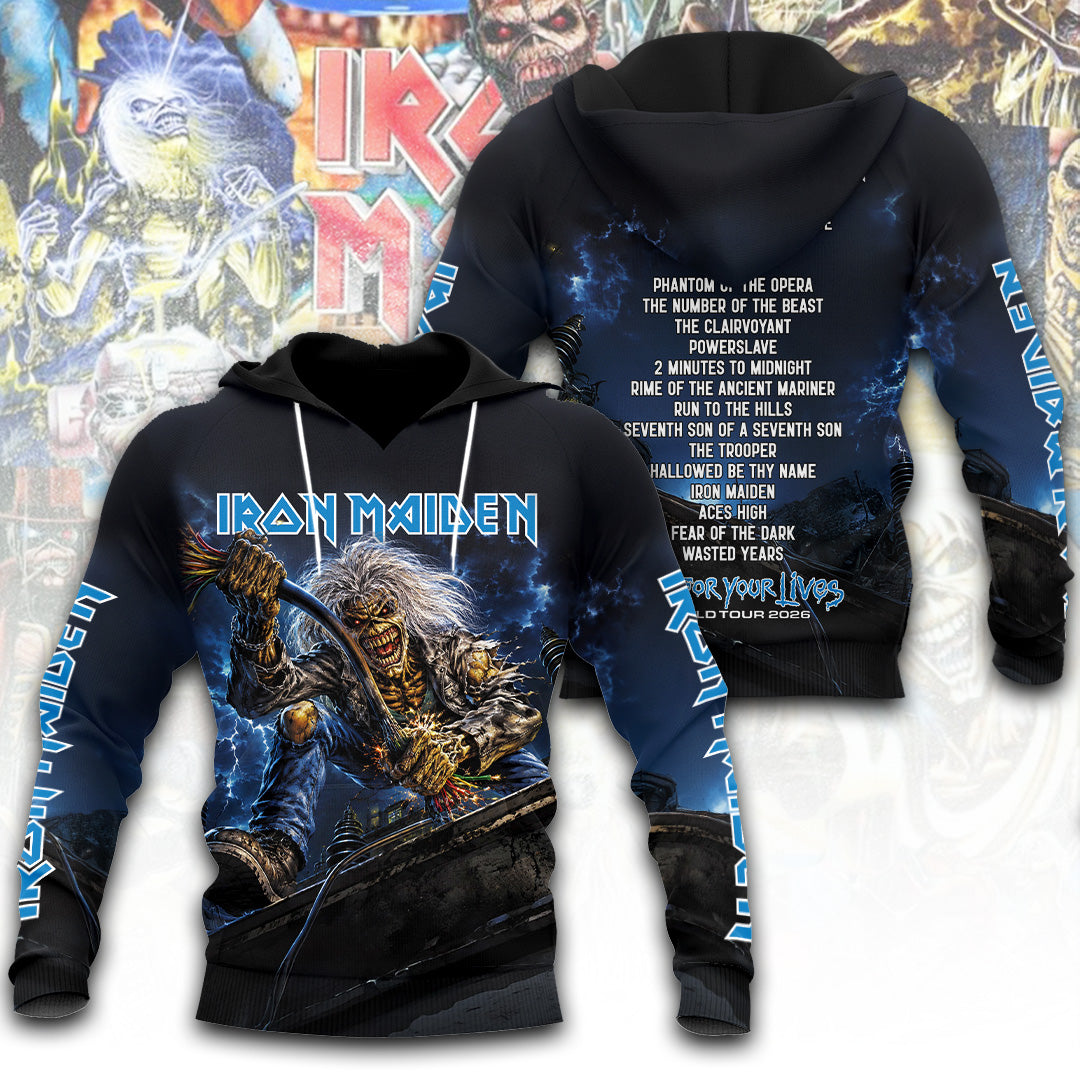 Iron Maiden Tour 2026 3D Apparel – TANTN23504
