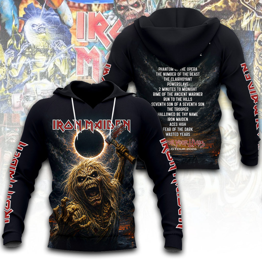 Iron Maiden Tour 2026 3D Apparel – TANTN23505