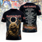 Iron Maiden Tour 2026 3D Apparel – TANTN23505