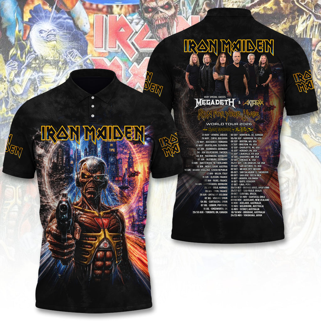 Iron Maiden Tour 2026 3D Apparel – TANTN23506