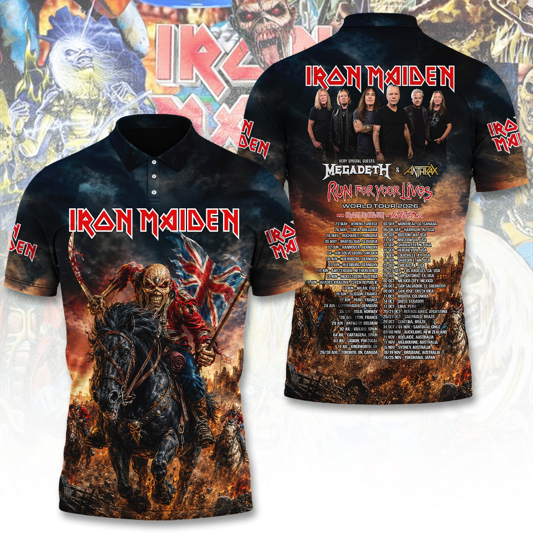 Iron Maiden Tour 2026 3D Apparel – TANTN23582