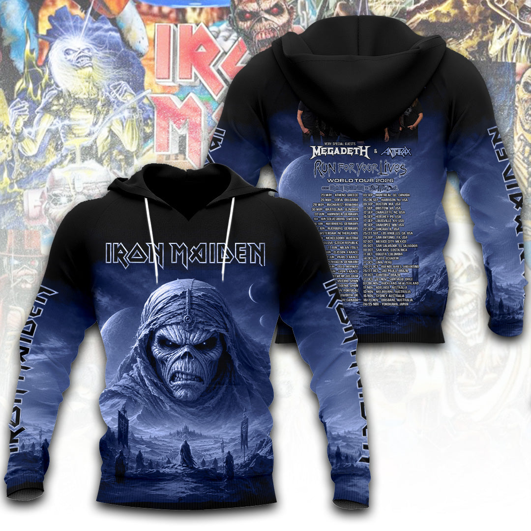 Iron Maiden Tour 2026 3D Apparel – TANTN23585