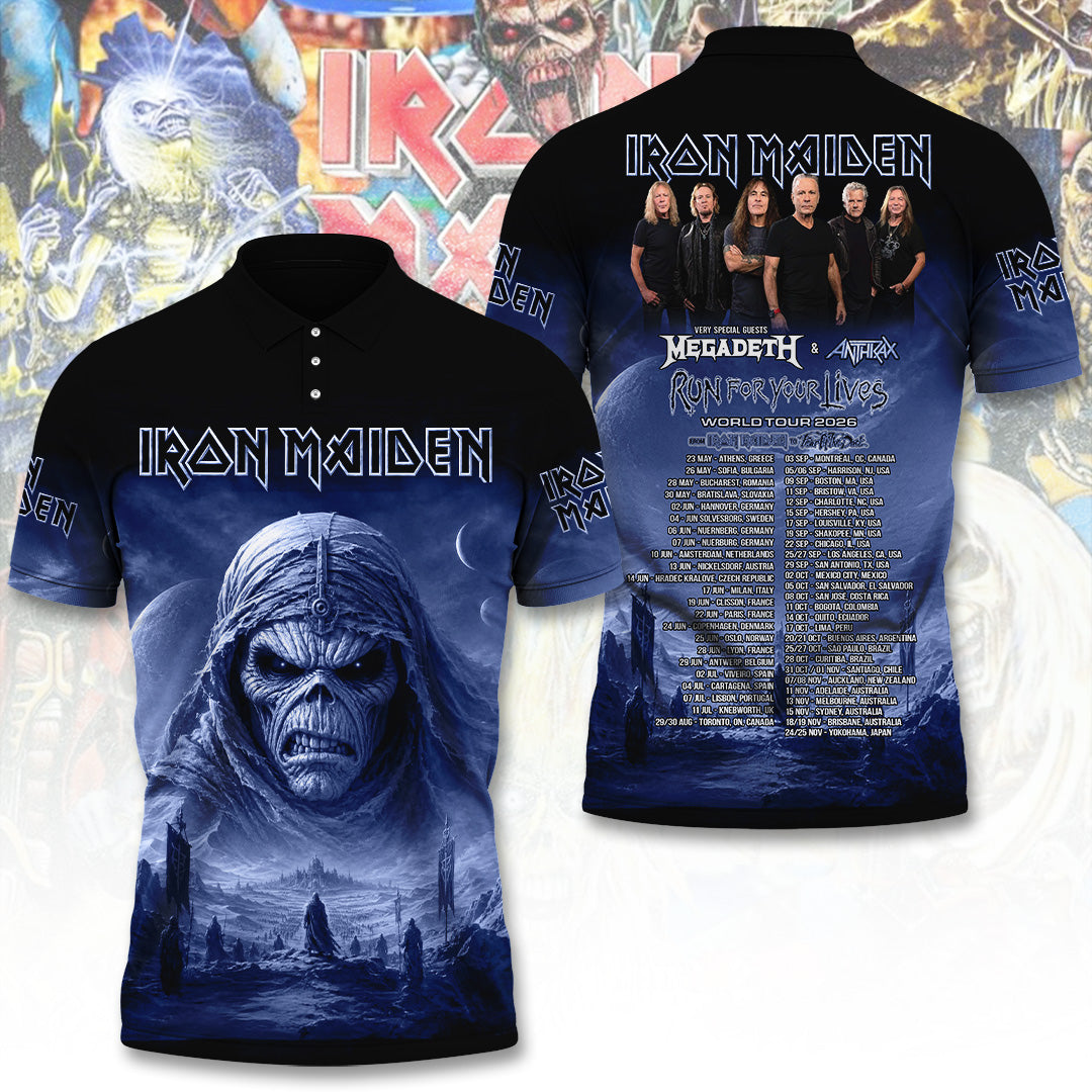 Iron Maiden Tour 2026 3D Apparel – TANTN23585