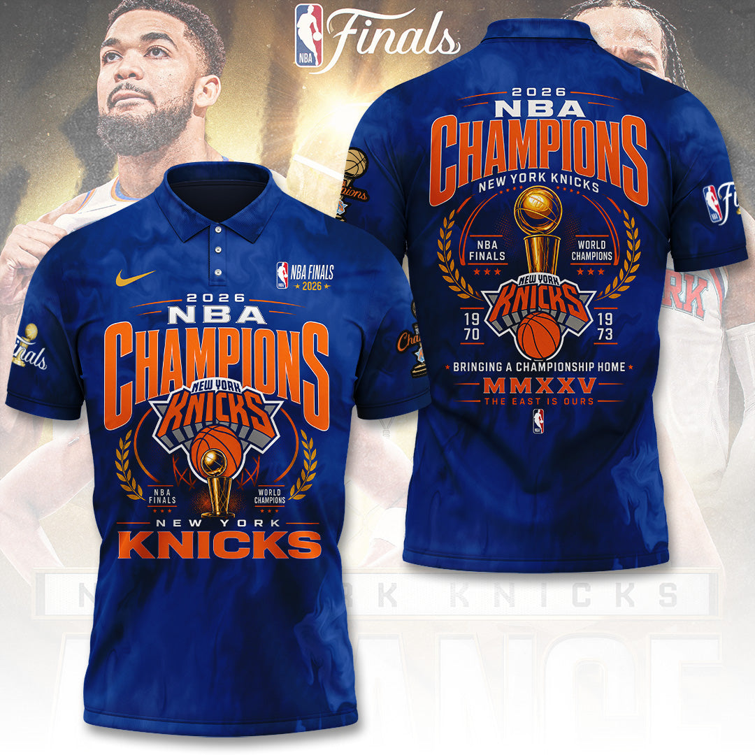 New York Knicks NBA Finals Champions 2026 3D Apparel – TANTN23644