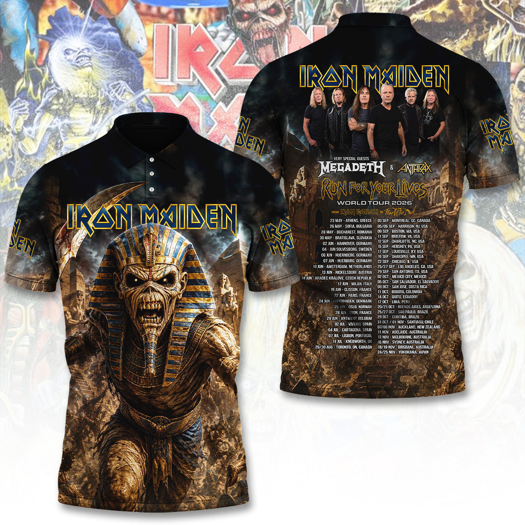 Iron Maiden Tour 2026 3D Apparel – TANTN23706