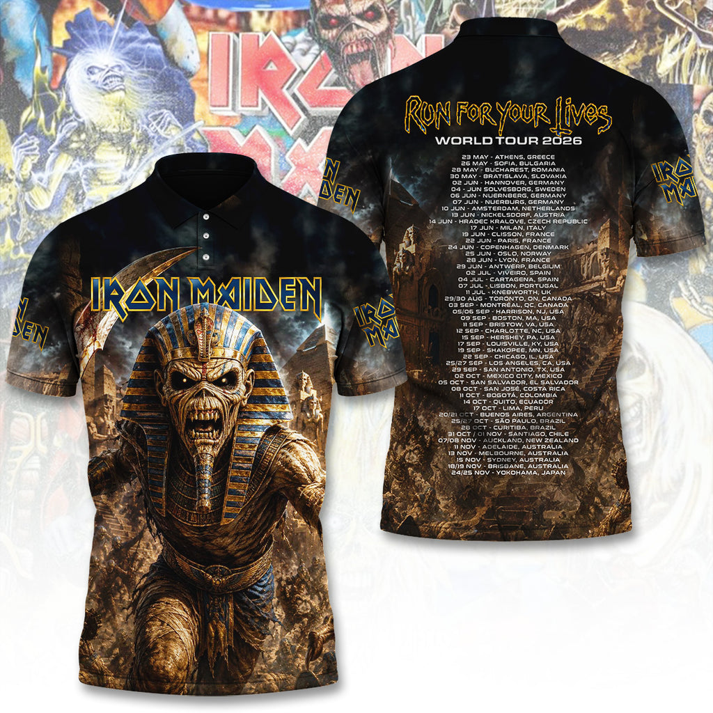 Iron Maiden Tour 2026 3D Apparel – TANTN23707