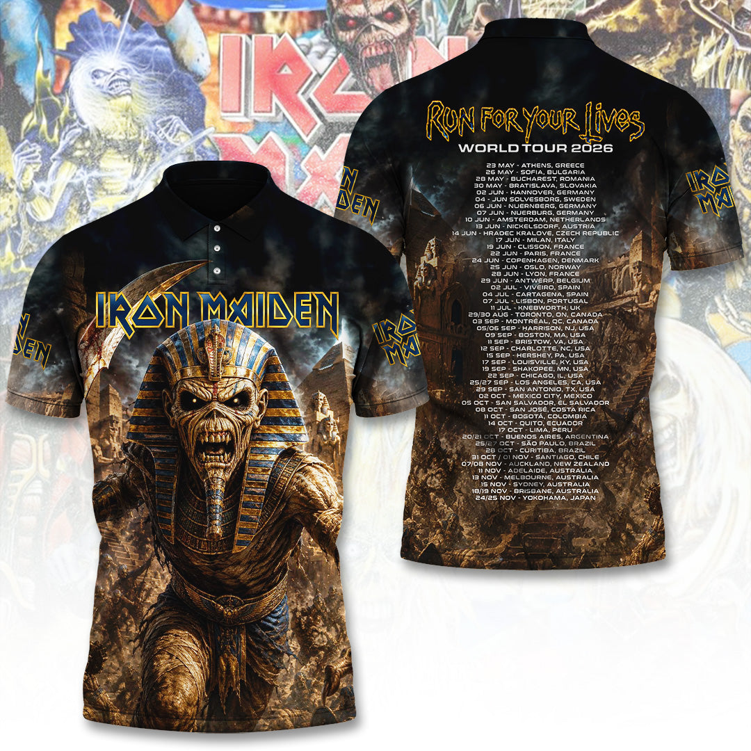 Iron Maiden Tour 2026 3D Apparel – TANTN23707