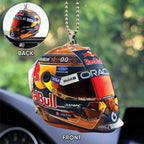 Red Bull Racing x Max Verstappen Custom shape 2-sided Acrylic Car Ornament – TANTN23765