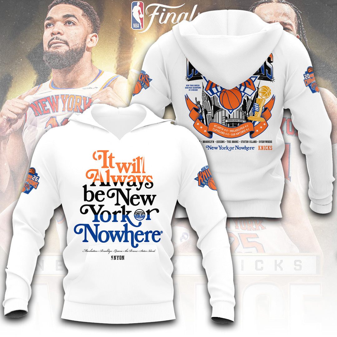 New York Knicks NBA Finals Champions 2026 3D Apparel – TANTN23817