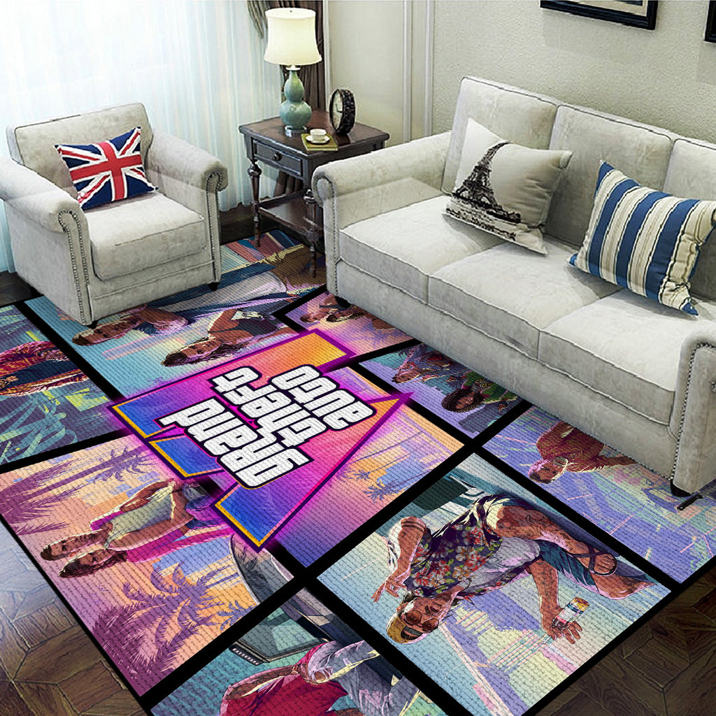 Grand Theft Auto VI Rectangular Rug – TANTN23889