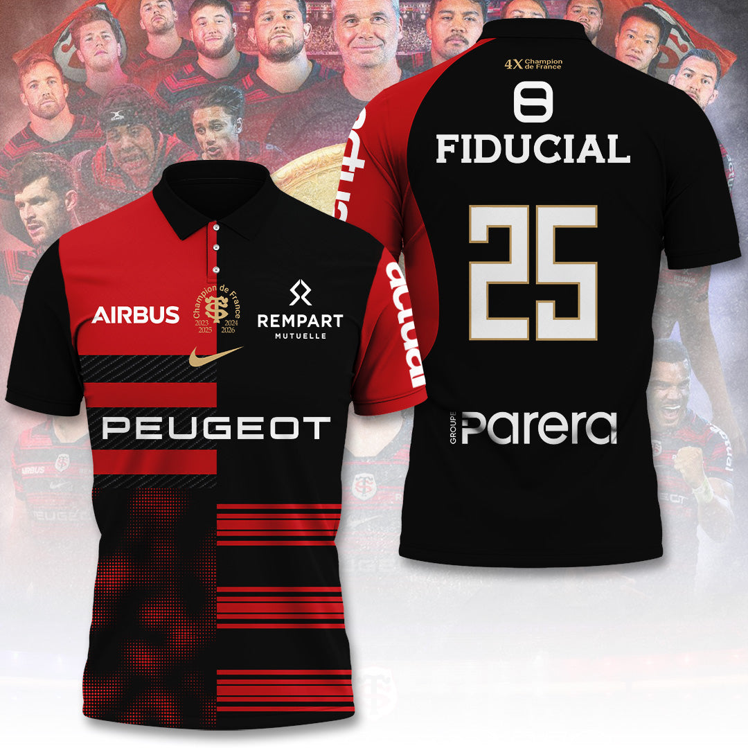 Stade Toulousain 4 Time French Champions 2026 3D Apparel – TANTN24009