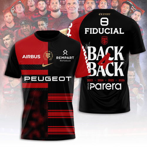 Stade Toulousain 4 Time French Champions 2026 3D Apparel – TANTN24011