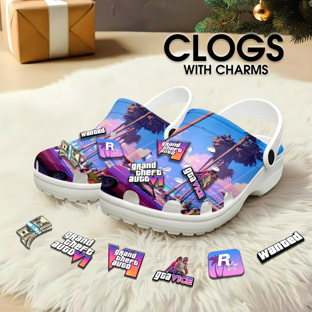 Grand Theft Auto VI Custom Clogs – TANTN24040
