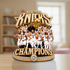 New York Knicks NBA Finals Champions 2026 Custom Shape Acrylic Plaque – TANTN24095
