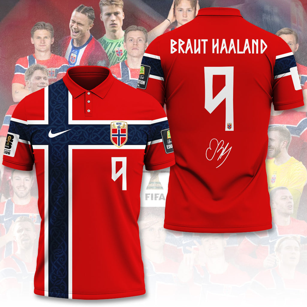 Norway National Football x Erling Haaland 3D Apparel – TANTN24132