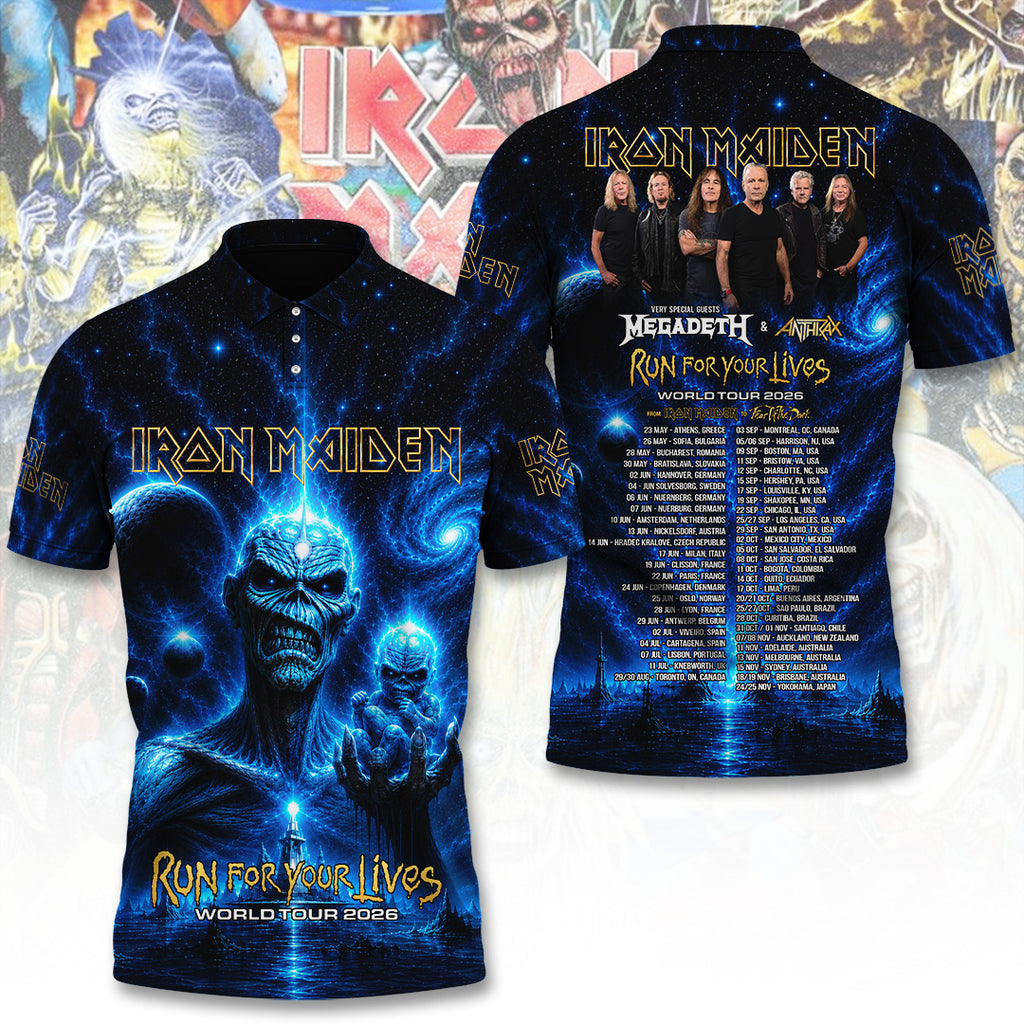 Iron Maiden Tour 2026 3D Apparel – TANTN24172